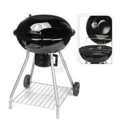 ProGarden Barbecue sur roues noir