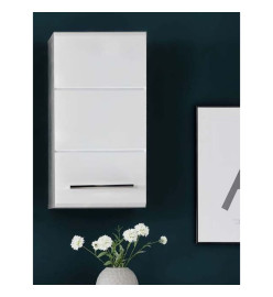 Trendteam Armoire murale de rangement Nano blanc et gris ciment