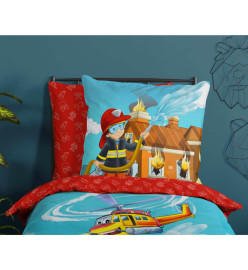 Good Morning Housse de couette pour enfants Fire 135x200 cm