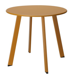 ProGarden Table d'appoint 50x45 cm jaune moutarde mat