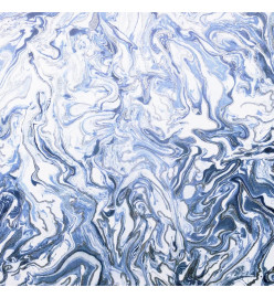 DUTCH WALLCOVERINGS Papier peint Liquid Marble Bleu