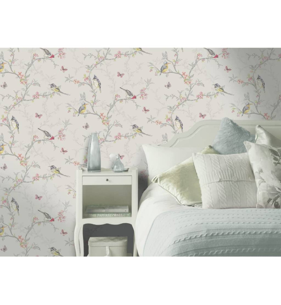 DUTCH WALLCOVERINGS Papier peint Phoebe Lilas