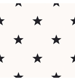 Noordwand Papier peint Friends & Coffee Little Stars Noir et blanc