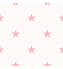 Noordwand Papier peint Friends & Coffee Little Stars Rose et blanc