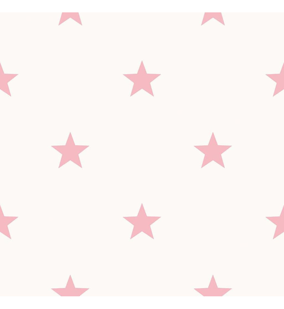 Noordwand Papier peint Friends & Coffee Little Stars Rose et blanc