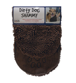 DOG GONE SMART Serviette de toilette chien sale Shammy 80x35 cm Marron