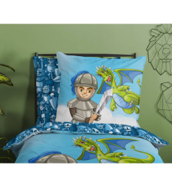 Good Morning Housse de couette pour enfants Knight 135x200 cm