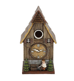 Esschert Design Nichoir à oiseaux mésanges Horloge coucou