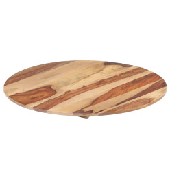 Dessus de table Bois solide Rond 25-27 mm 80 cm