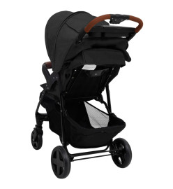 Poussette pour bébé 2-en-1 Anthracite Acier