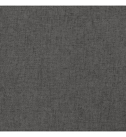 Repose-pied Gris foncé 60x60x35 cm Tissu