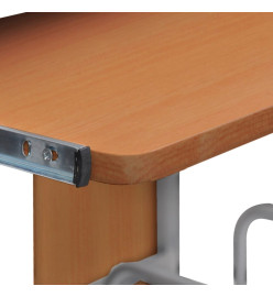 Bureau d'ordinateur Marron 110x52x88,5 cm Bois d’ingénierie