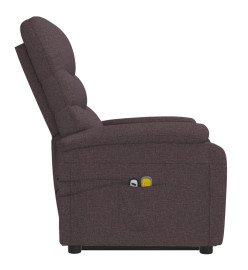 Fauteuil de massage Marron foncé Tissu