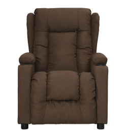 Fauteuil de massage Marron Tissu