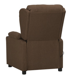 Fauteuil de massage Marron Tissu