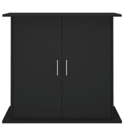 Support pour aquarium noir 81x36x73 cm bois d'ingénierie