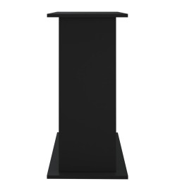 Support pour aquarium noir 81x36x73 cm bois d'ingénierie