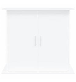 Support pour aquarium blanc 81x36x73 cm bois d'ingénierie