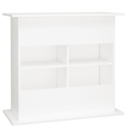 Support pour aquarium blanc 81x36x73 cm bois d'ingénierie