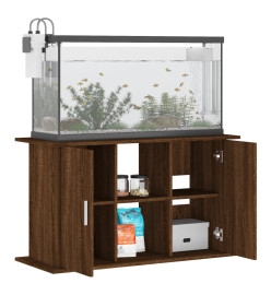 Support d'aquarium chêne marron 101x41x58 cm bois d'ingénierie