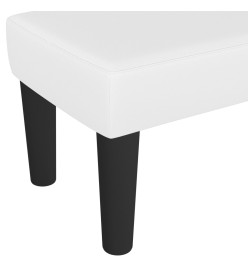 Banc Blanc 70x30x30 cm Similicuir