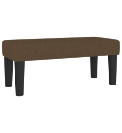 Banc Marron foncé 70x30x30 cm Tissu