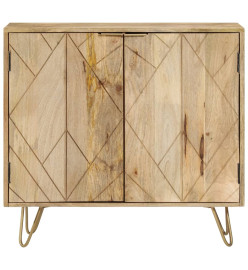 Buffet 80x30x75 cm Bois de manguier solide