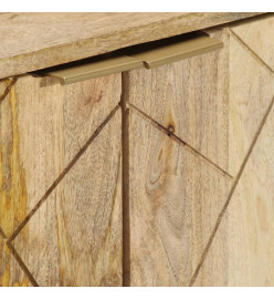 Buffet 80x30x75 cm Bois de manguier solide