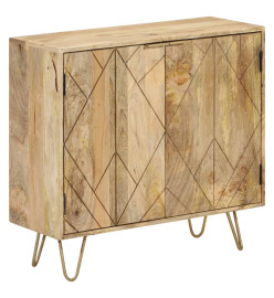 Buffet 80x30x75 cm Bois de manguier solide
