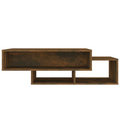 Table basse Chêne fumé 105x55x32 cm Bois d'ingénierie
