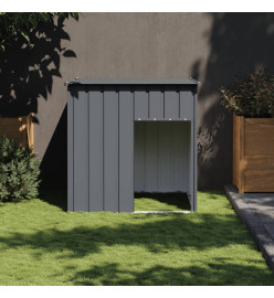 Niche pour chien avec toit anthracite 110x103x109 cm