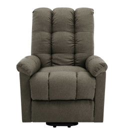 Fauteuil de massage Taupe Tissu