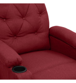 Fauteuil de massage Rouge bordeaux Tissu