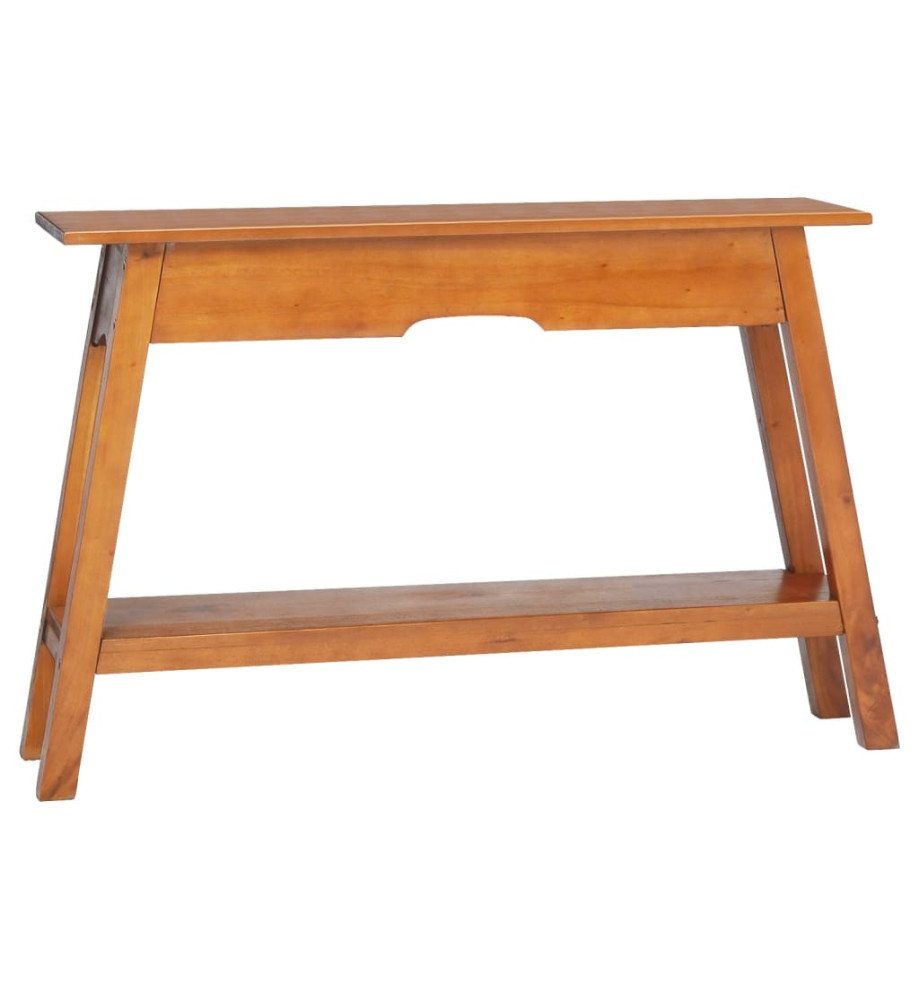 Table console 110x30x75 cm bois massif d'acajou