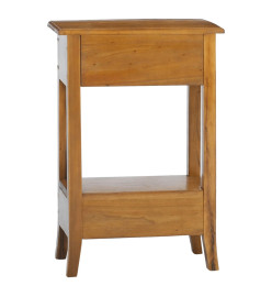 Table console avec tiroirs 50x30x75 cm bois d'acajou massif