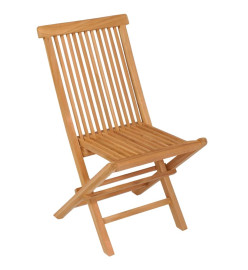 Salon de jardin 7 pcs Bois de teck massif
