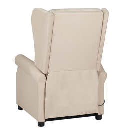 Fauteuil de massage Crème Tissu