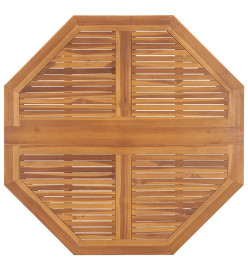 Ensemble à dîner d'extérieur pliable 5 pcs Bois solide de teck