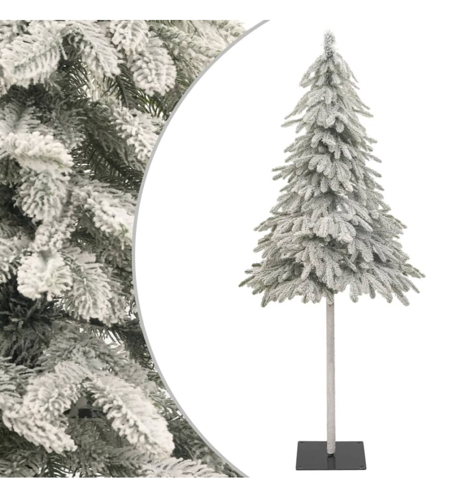 Sapin de Noël artificiel avec neige floquée 180 cm