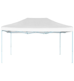 Tente de réception pliable 3x4,5 m Blanc