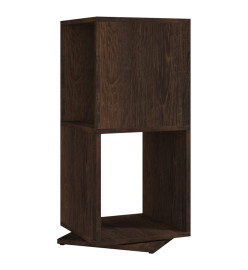 Armoire rotative Chêne fumé 34,5x34,5x75,5 cm Aggloméré