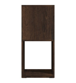 Armoire rotative Chêne fumé 34,5x34,5x75,5 cm Aggloméré