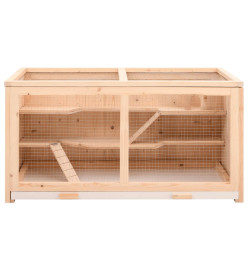 Cage à hamster 89,5x45x45 cm bois massif de sapin