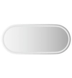 Miroir de salle de bain à LED 100x45 cm ovale