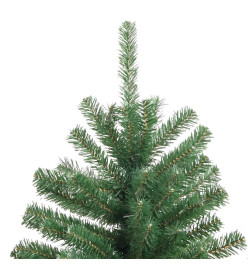 Sapin de Noël artificiel à charnières avec support vert 240 cm