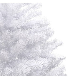 Sapin de Noël artificiel à charnières avec neige floquée 240 cm