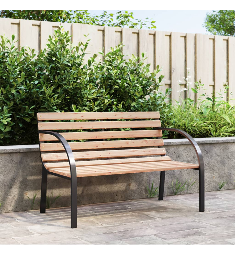 Banc de jardin 120 cm Bois et fer Banc de jardin 120 cm Bois et fer