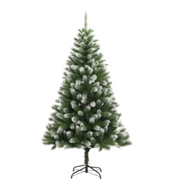 Sapin de Noël artificiel à charnières avec neige floquée 120 cm