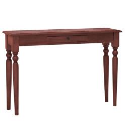 Table console Marron classique 110x30x75cm Bois d'acajou massif