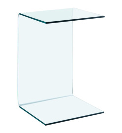 Table d'appoint 40x40x60 cm Verre trempé